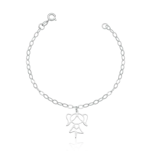 Pulseira menina - prata 925 Produto Pulseira menina - prata 925