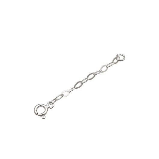Produto Extensor de Prata 925 para Colar, Correntes, Pulseiras e Tornozeleiras