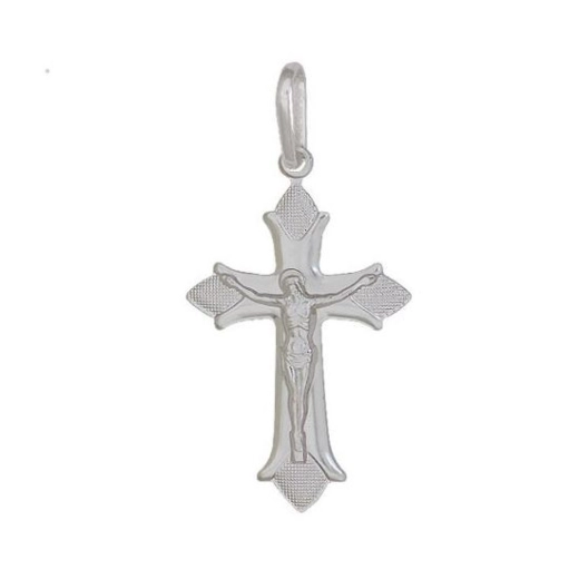 Produto Pingente crucifixo médio 20x30mm prata 925