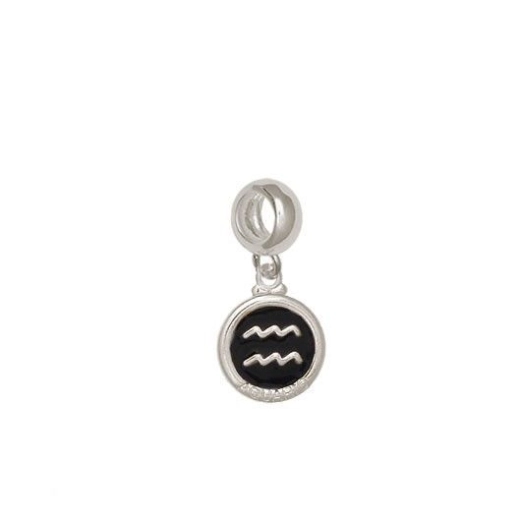 Berloque signo Aquário Prata 925 Produto Berloque signo Aquário Prata 925