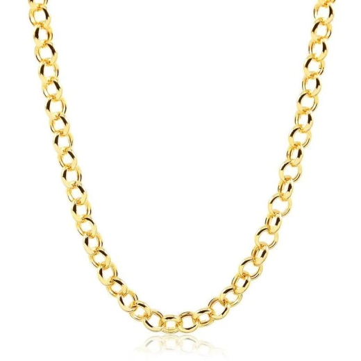 Produto Corrente de Ouro 18k Elo Português 45cm 4mm