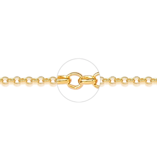Pulseira feminina elo Português em Ouro 18k - 750 Produto Pulseira feminina elo Português em Ouro 18k - 750