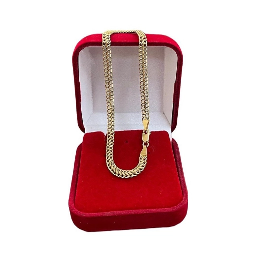 Produto Pulseira Feminina de Ouro 18k Lacraia 4mm