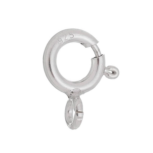 Produto Prata 925 Fecho bóia Acabamento Resistente 5mm Tam: M