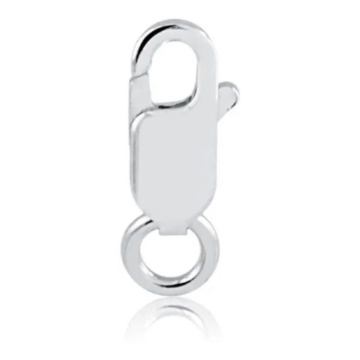 Produto Prata 925 Feche Mosquetão Acabamento Resistente 13mm Tam: G