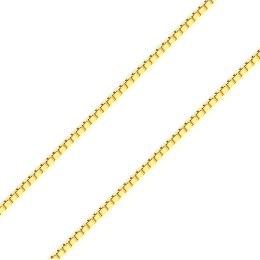 Corrente de Ouro 18k Veneziana 40cm com 0.7mm Produto Corrente de Ouro 18k Veneziana 40cm com 0.7mm