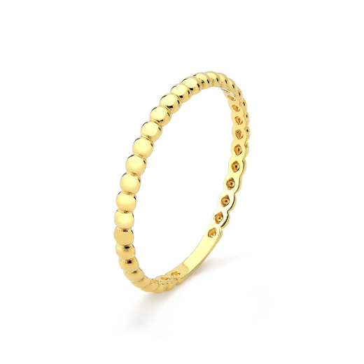 Anel de Ouro 18k Bolinhas Minimalista Produto Anel de Ouro 18k Bolinhas Minimalista