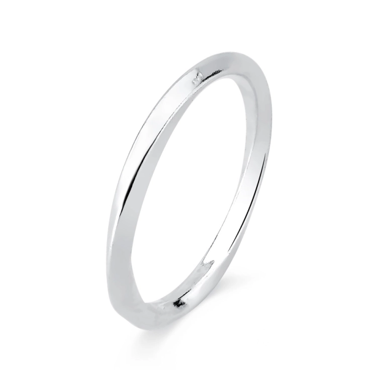 Produto Anel de Prata 925 Aparador Fio Torcido