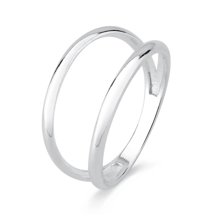 Produto Anel de Prata 925 Aro Duplo