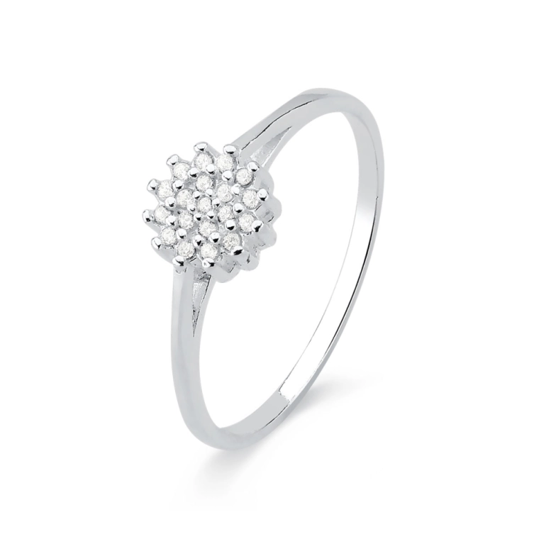 Produto Anel de Prata 925 Chuveirinho Minimalista