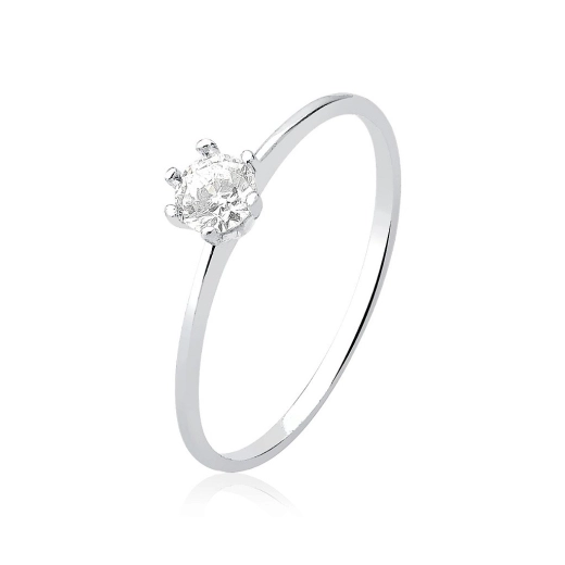Produto Anel Solitário 3mm - Prata 925 
