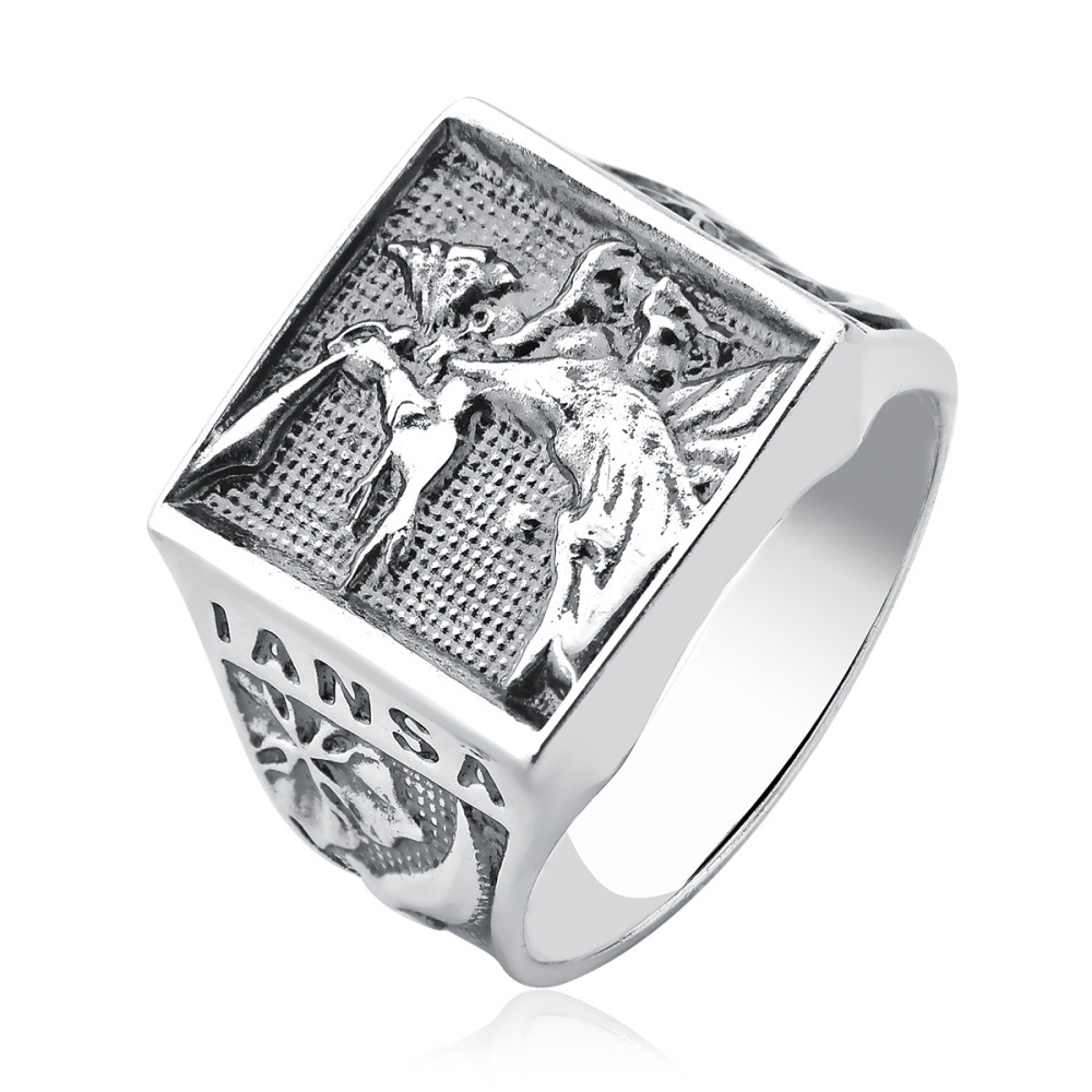 Anel Orixá de Prata 925 Iansã Envelhecida Produto Anel Orixá de Prata 925 Iansã Envelhecida