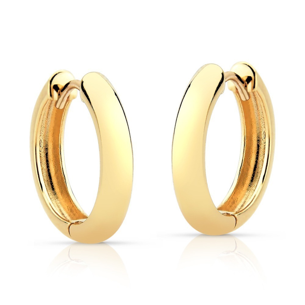 Argola de Ouro 18k Redonda 16mm Produto Argola de Ouro 18k Redonda 16mm