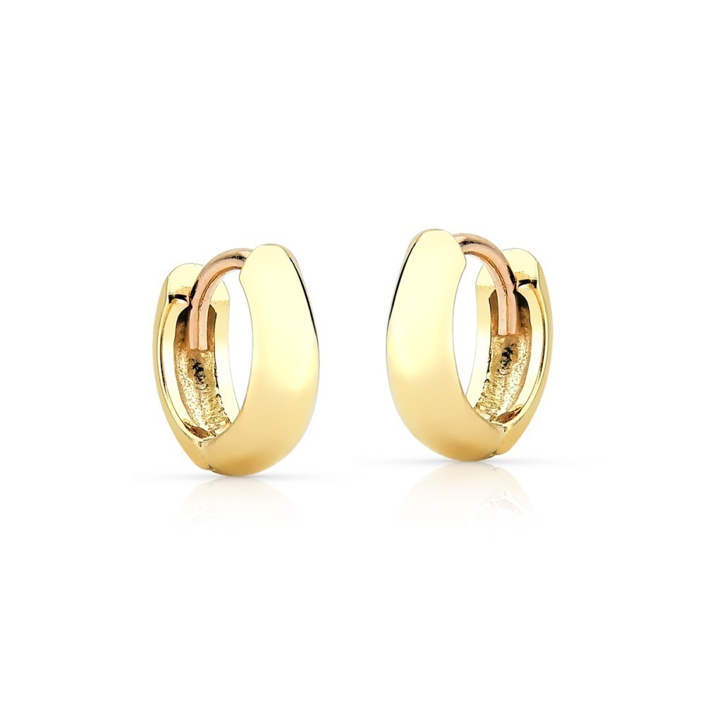 Produto Argola de Ouro 18k Redonda com 9mm