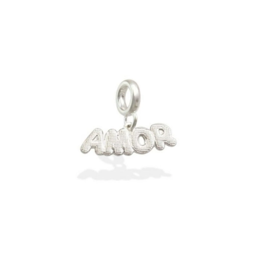 Produto Berloque para Pulseira de Prata 925 Amor Reticulado
