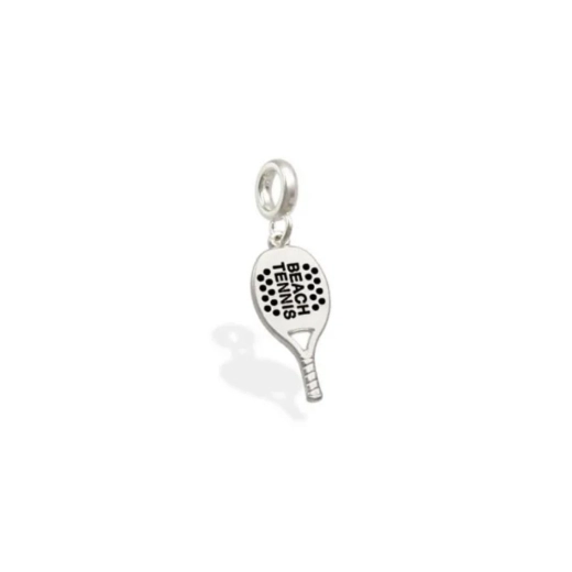 Berloque para Pulseira de Prata 925 Beach Tennis Produto Berloque para Pulseira de Prata 925 Beach Tennis