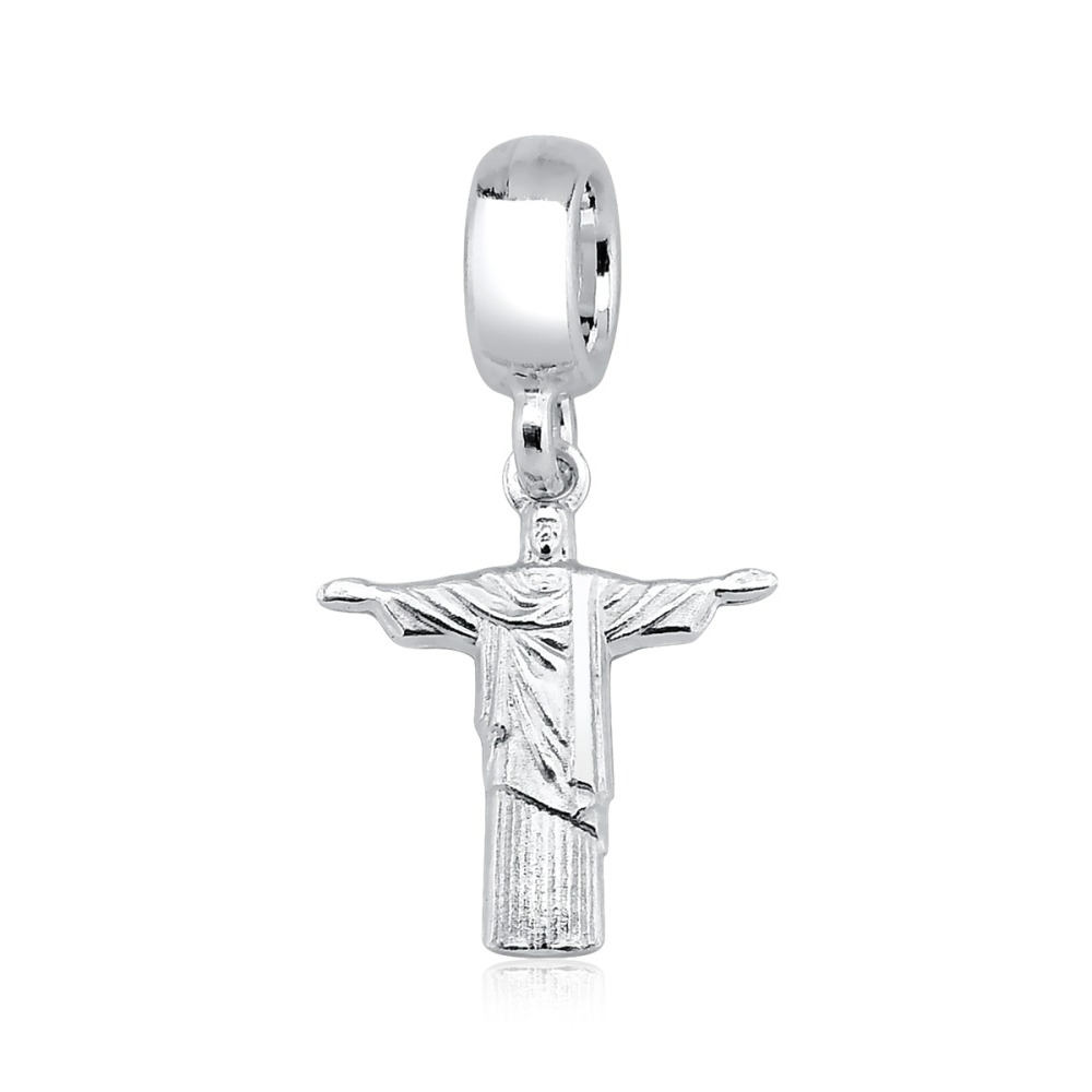 Produto Berloque Cristo Redentor prata 925