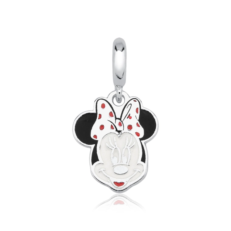 Produto Berloque de Prata 925 Minnie Resinada