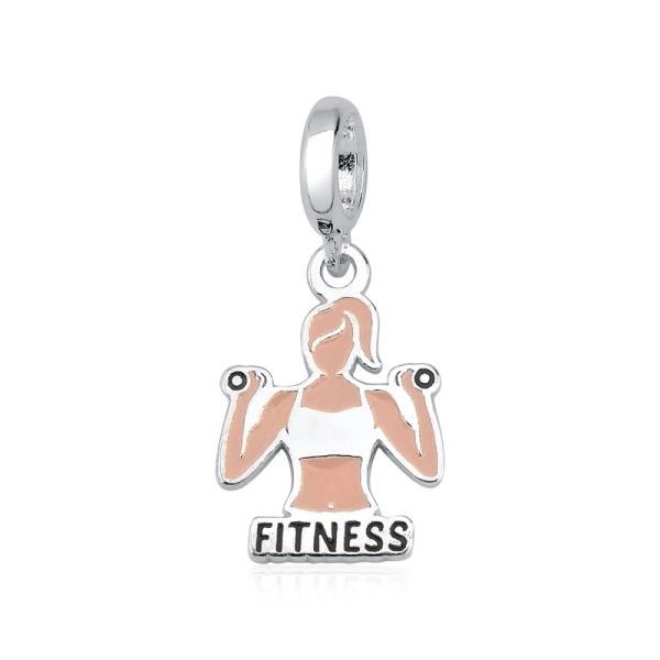 Berloque de prata 925 Mulher Fitness Produto Berloque de prata 925 Mulher Fitness