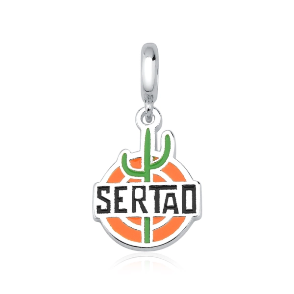 Produto Berloque de Prata 925 Sertão Resinado