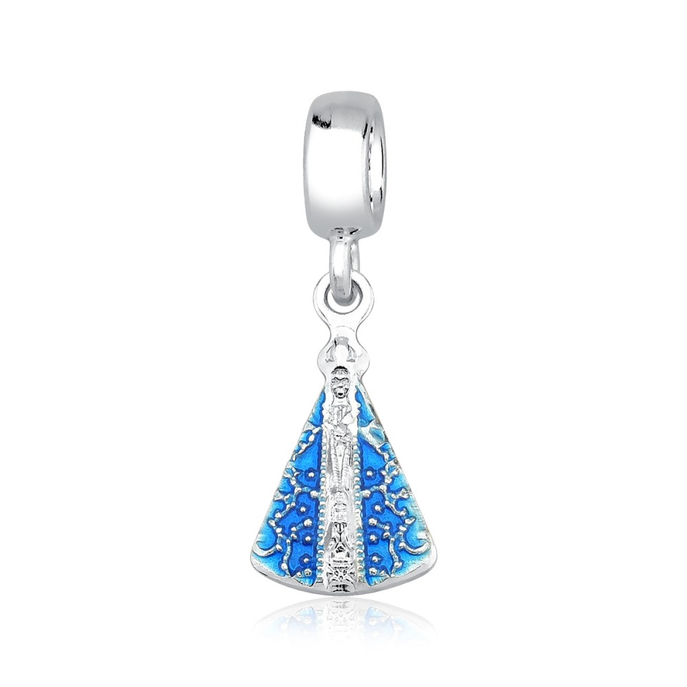 Produto Berloque para Pulseira de Prata 925 Nossa Senhora Aparecida