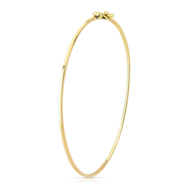 Bracelete de Ouro 18k Fio Quadrado Liso Produto Bracelete de Ouro 18k Fio Quadrado Liso