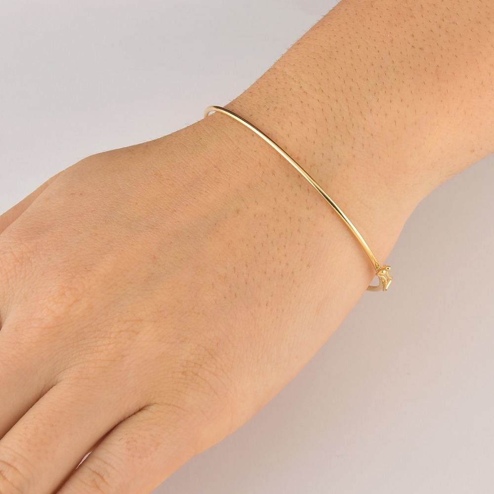 Produto Bracelete de Ouro 18k Fio Redondo