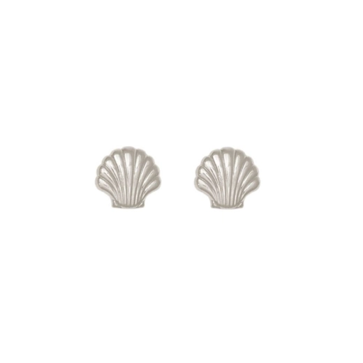 Produto Brinco Feminino de Prata 925 Concha 13mm