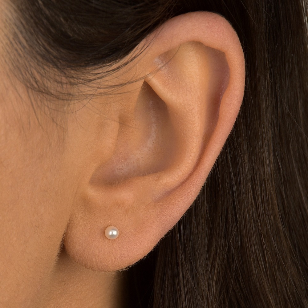 Produto Brinco de Ouro 18k com Pérola