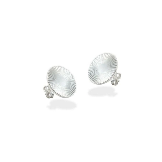 Produto Brinco Feminino de Prata 925 Redondo Diamantado