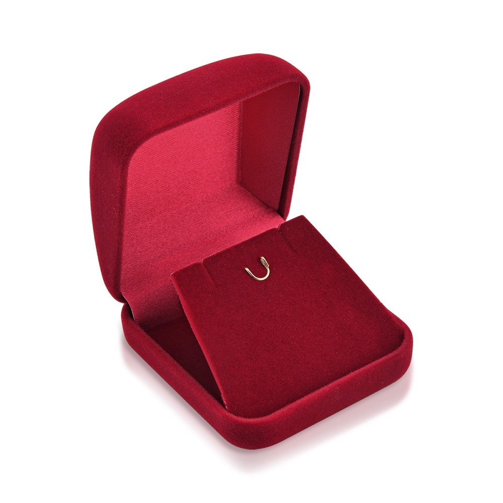 Produto Caixinha Veludo Para Conjunto Brinco Colar