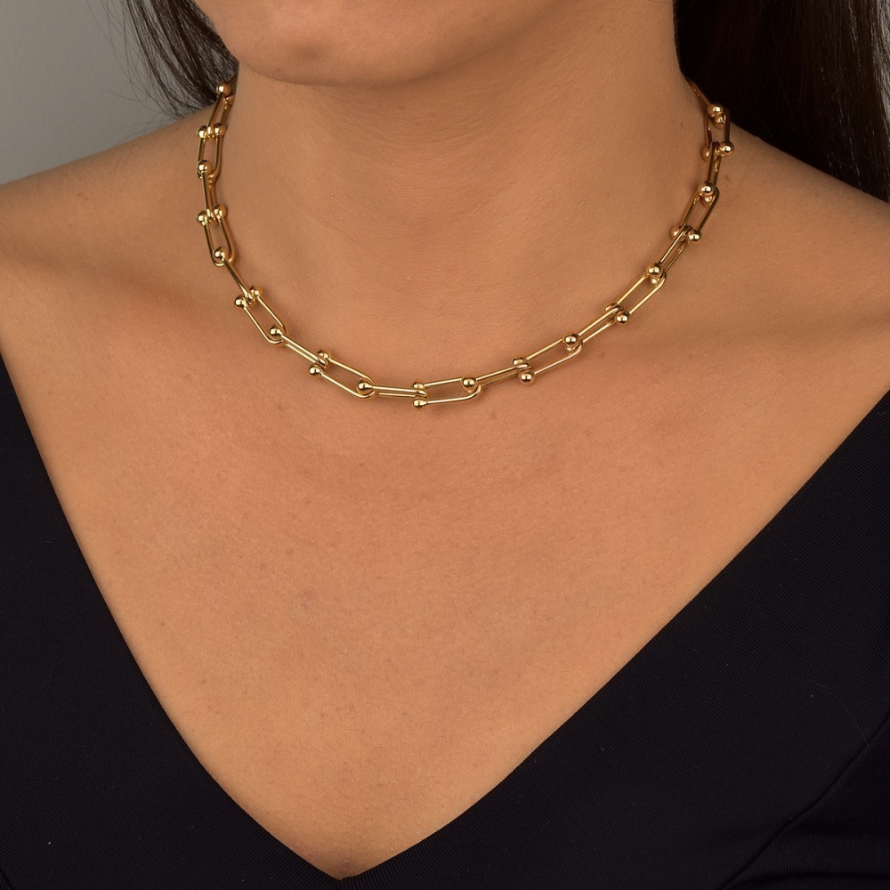 Produto Choker de Ouro 18k Elos Graduados 42cm