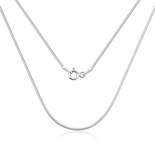 Colar Feminino de Prata 925 Rabo de Rato Achatada 40cm 2mm Produto Colar Feminino de Prata 925 Rabo de Rato Achatada 40cm 2mm