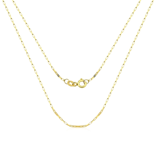 Produto Corrente de Ouro 18k Elos quadrados 45cm