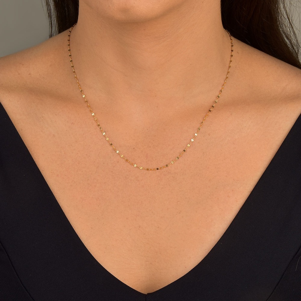 Produto Corrente de Ouro 18k Coffe com 45cm