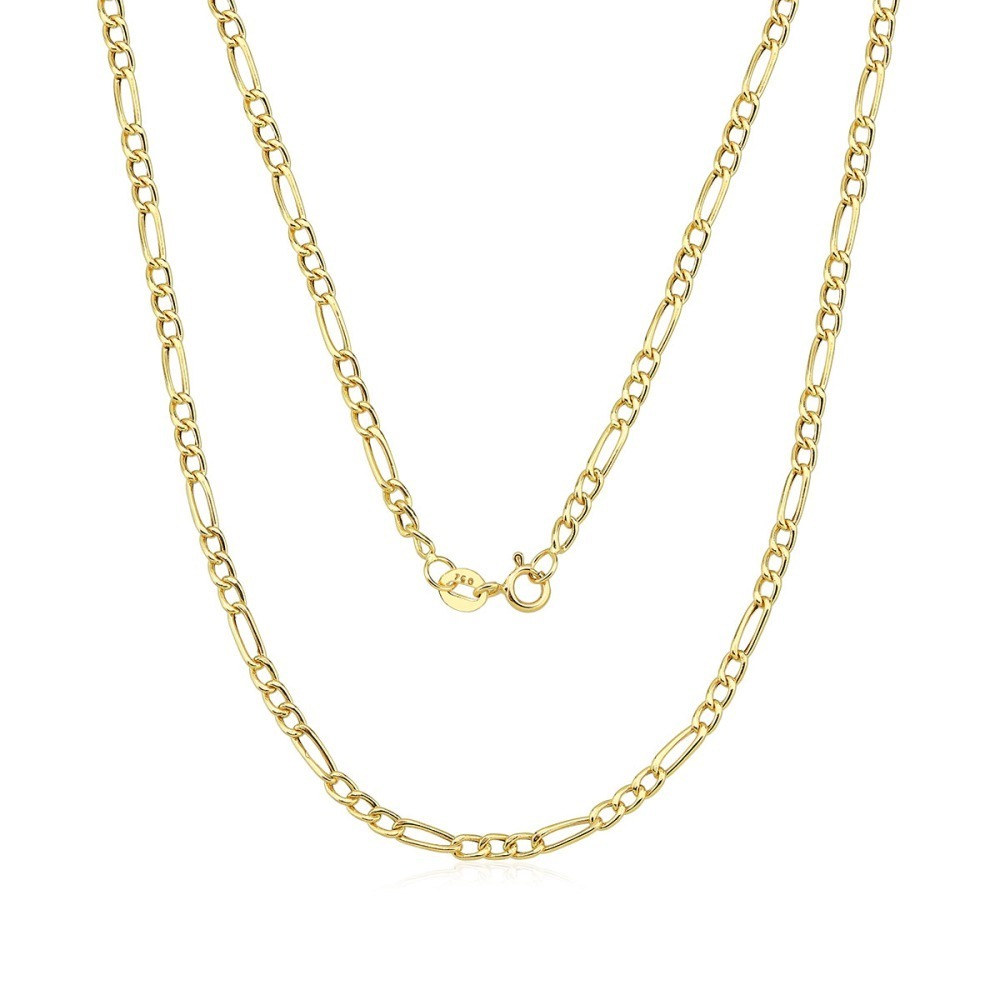 Produto Corrente de Ouro 18k Grumet 3x1 60cm com 2mm