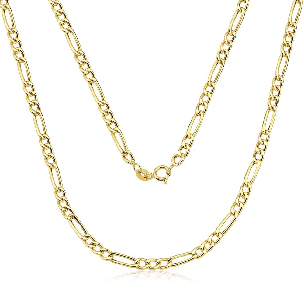 Produto Corrente de Ouro 18k Grumet 3x1 60cm com 3mm