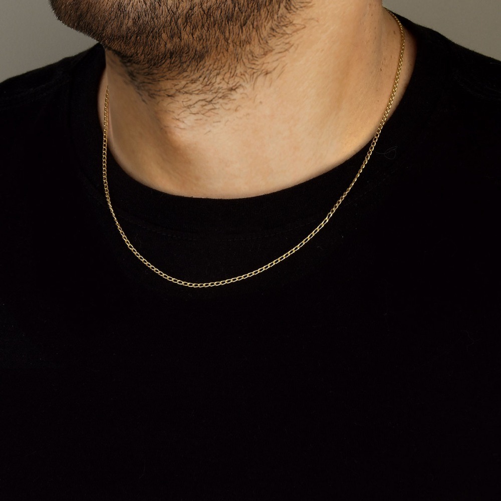 Produto Corrente de Ouro 18k Grumet Longa 60cm com 2mm