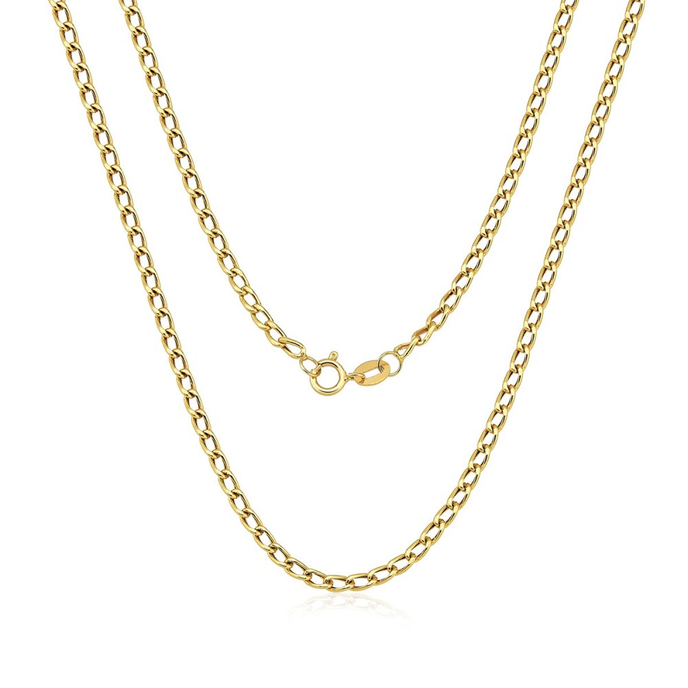 Produto Corrente de Ouro 18k Grumet Longa 60cm com 2mm