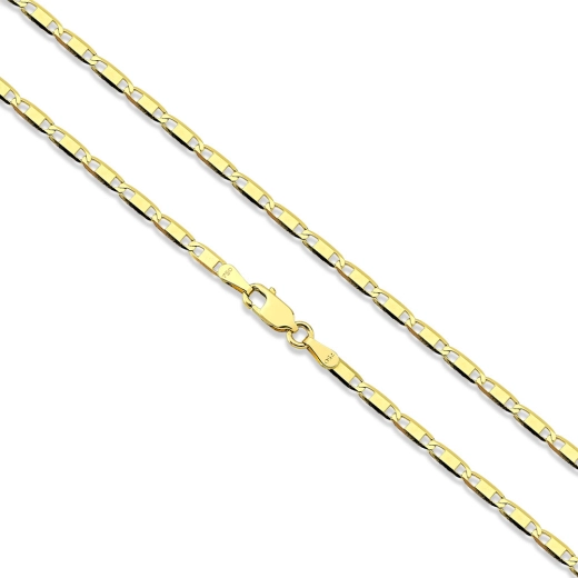 Corrente de Ouro 18k Piastrine 45cm - 2.5mm e 4.9 gramas | Aqua Joias Produto Corrente de Ouro 18k Piastrine 45cm - 2.5mm e 4.9 gramas | Aqua Joias