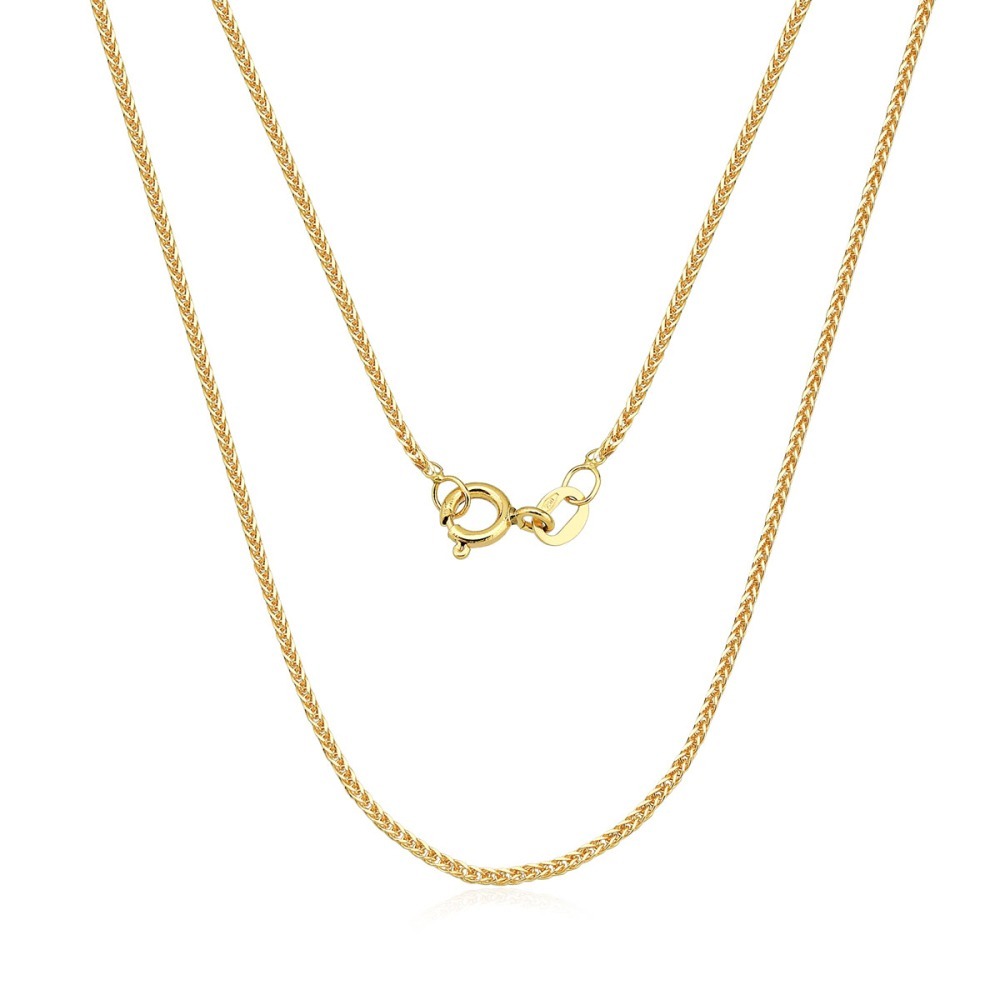 Corrente de Ouro 18k Rabo de Raposa com 1mm Produto Corrente de Ouro 18k Rabo de Raposa com 1mm