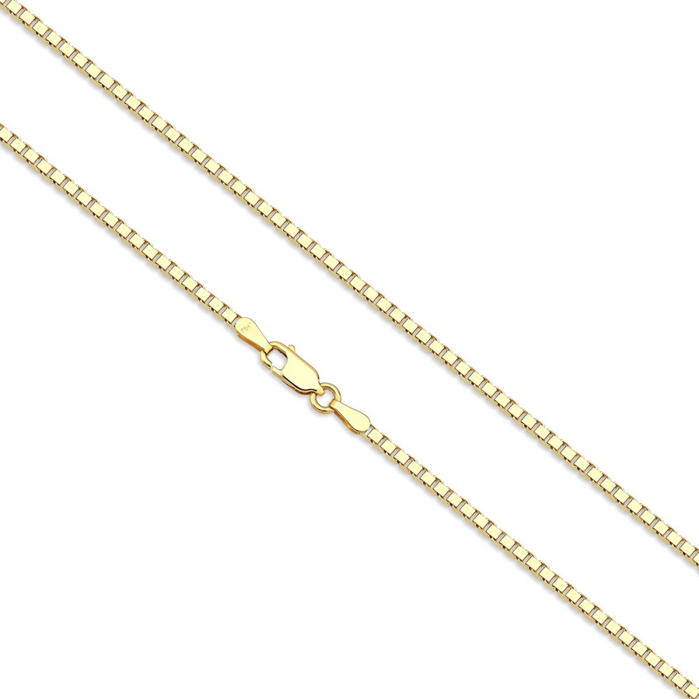Produto Corrente de Ouro 18k Veneziana com 60cm e 1,2mm
