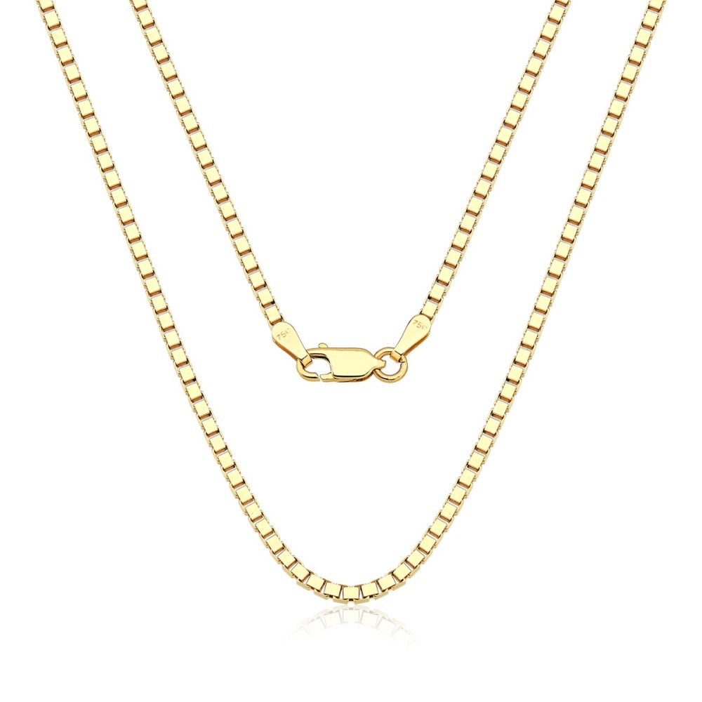 Produto Corrente de Ouro 18k Veneziana com 60cm e 1,2mm
