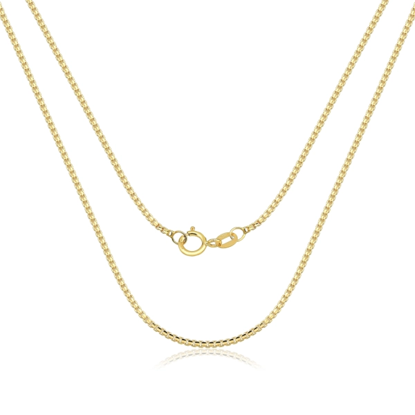 Produto Corrente de Ouro 18k Veneziana Redonda com 45cm