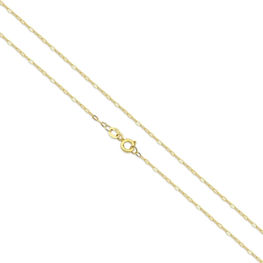 Corrente de Ouro 18k Balãozinho Zeta com 40cm Produto Corrente de Ouro 18k Balãozinho Zeta com 40cm