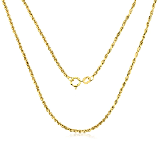 Produto Corrente de Ouro 18k Cordão Baiano com 45cm