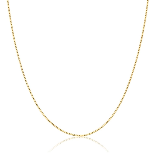 Corrente veneziana fina 0.40mm e 40cm em Ouro amarelo 18k Produto Corrente veneziana fina 0.40mm e 40cm em Ouro amarelo 18k