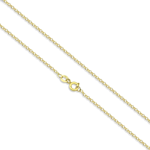 Corrente ouro 18k - 750 elo português 45cm 1mm Produto Corrente ouro 18k - 750 elo português 45cm 1mm