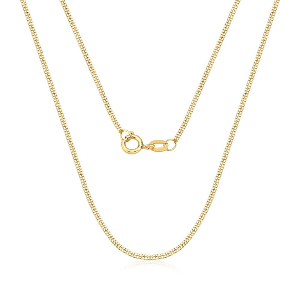 Corrente Feminina Veneziana Dupla de Ouro 18k Produto Corrente Feminina Veneziana Dupla de Ouro 18k