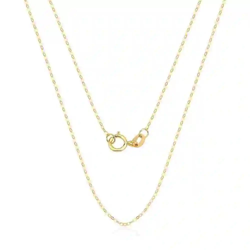 Produto Corrente Feminina de Ouro 18k Bailarina com 40cm